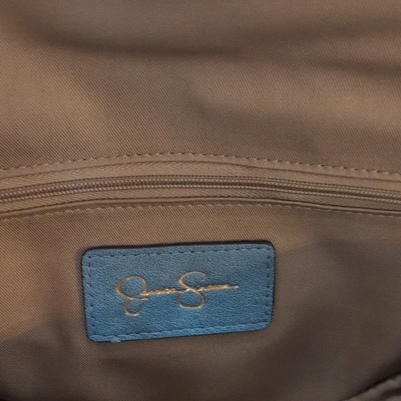 Jessica Simpson Teal Crossbody Bag with Gold Chain Brand New - Picture 4 of 4